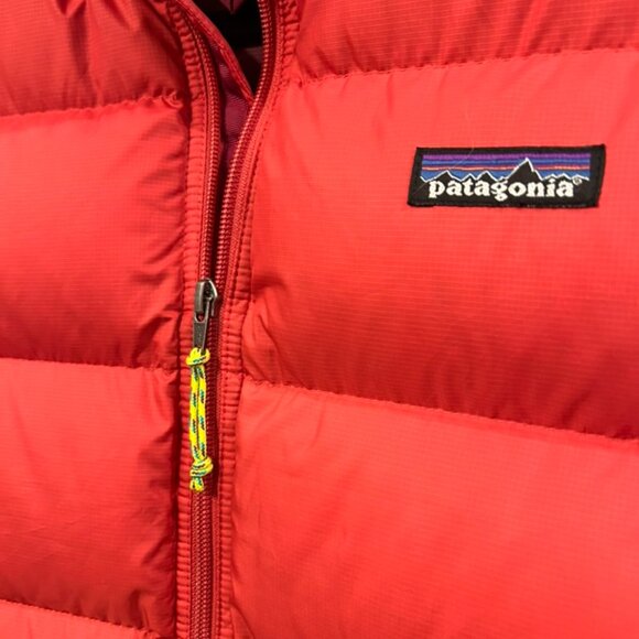 ❤️ PATAGONIA Vintage Y2K Goose Down Insulated Red Kids - XL ❤️ - Picture 4 of 5